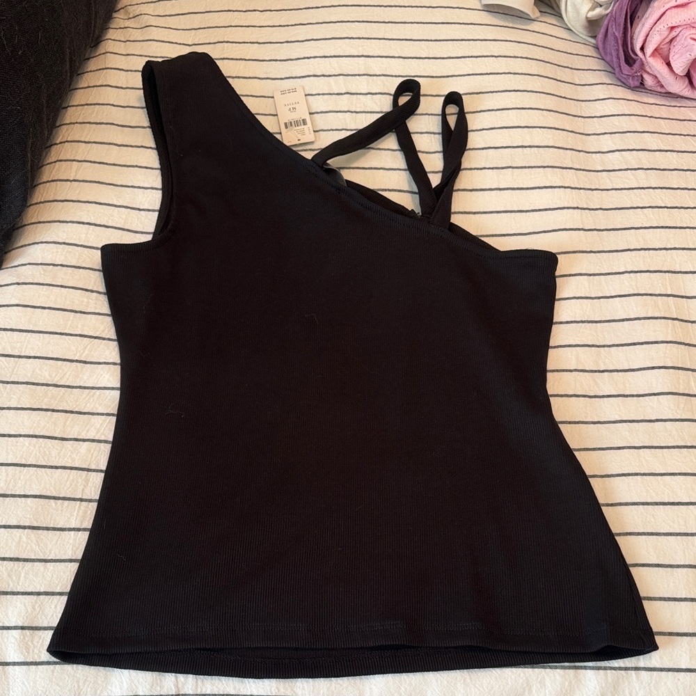 Sunday in Brooklyn Black Tank Top - Picture 3 of 3